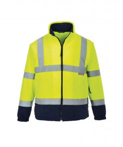 hi-vis yellow fleece