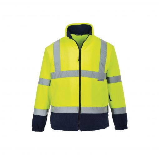 hi-vis yellow fleece