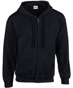 18600 Black Full Zip Hoodie